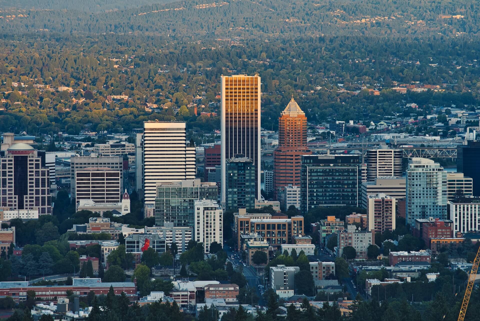Portland Sunset - photo by Benjamin Massello