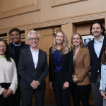 kotek with oec staff and coalition partners at EO press conference in salem